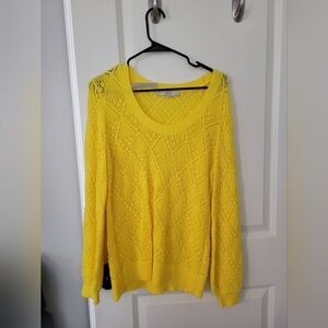 LOFT Bright Yellow Women's Sweater
